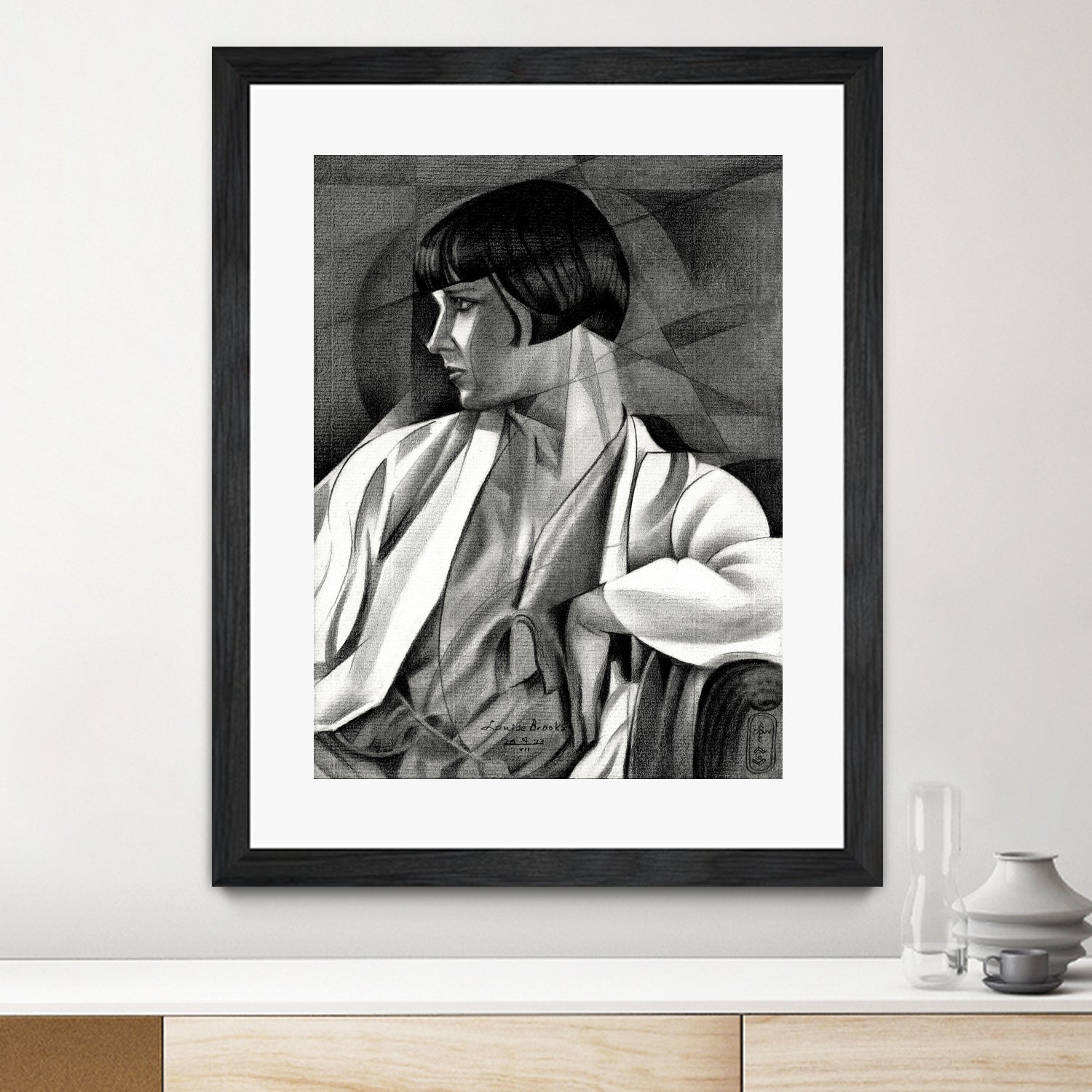 Louise Brooks 07 07 23 by Corne on GIANT ART - illustration louise brooks
