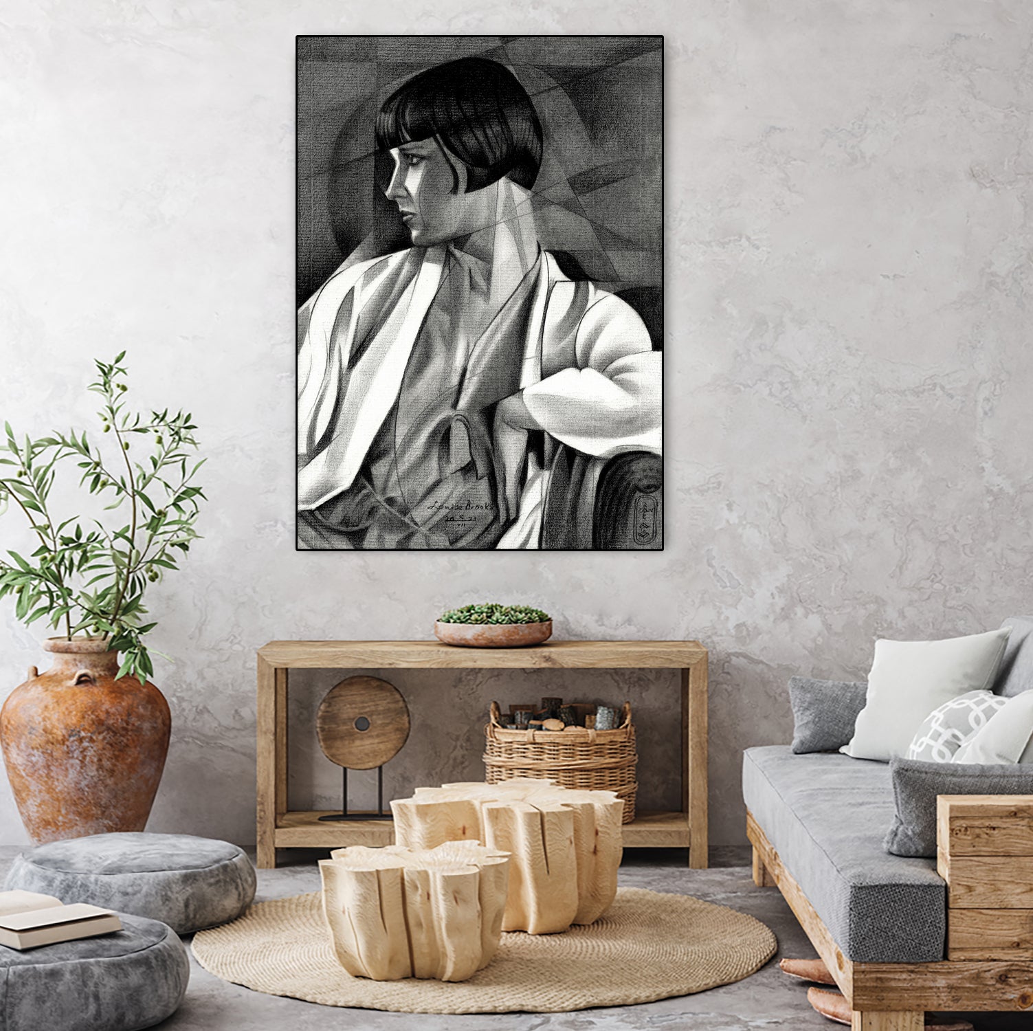 Louise Brooks 07 07 23 by Corne on GIANT ART - illustration louise brooks