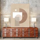 Neutral Semicircles Poster by Elena Ristova on GIANT ART - abstract abstract