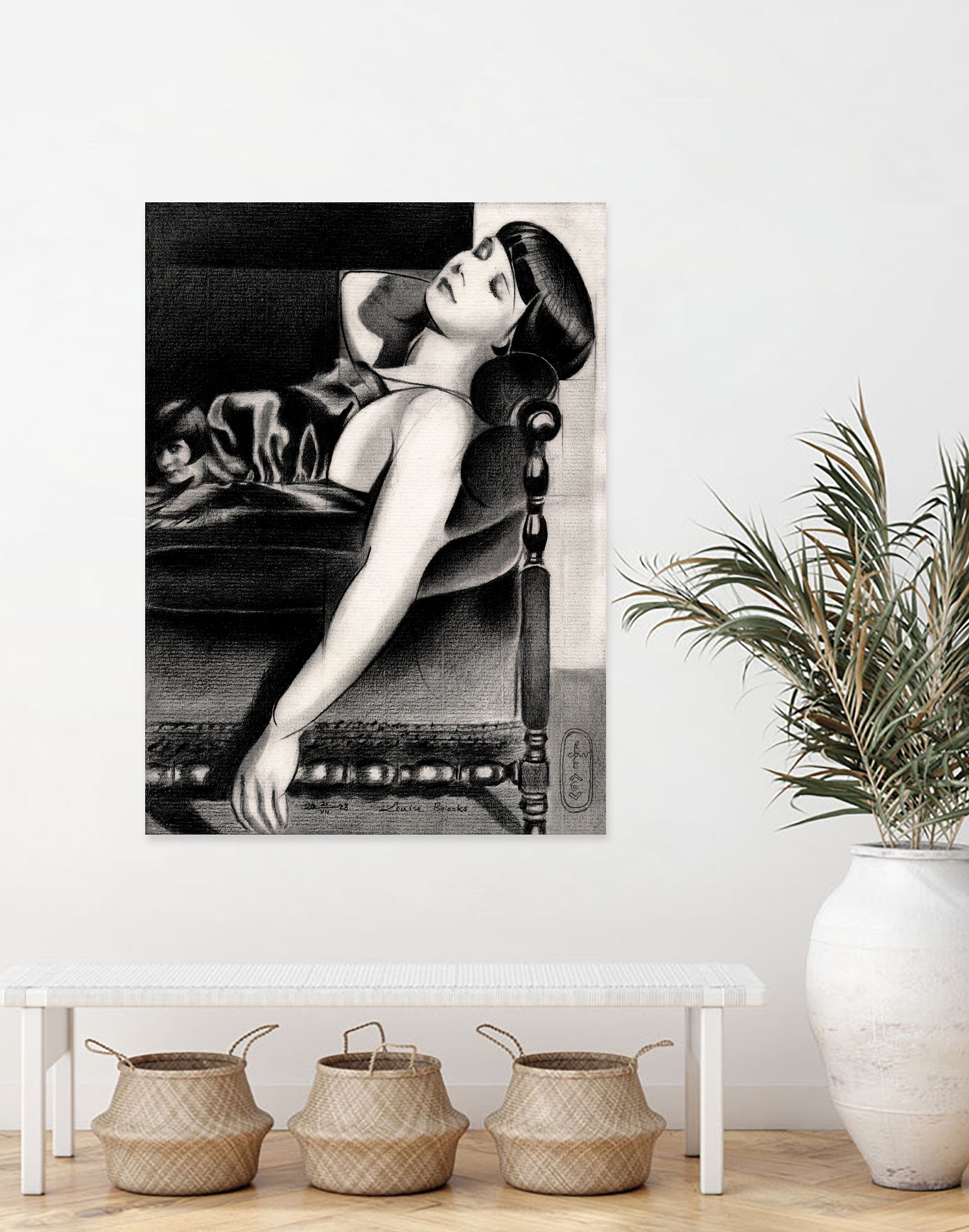 Lulu - 21-07-23 by Corne Akkers on GIANT ART - white figurative