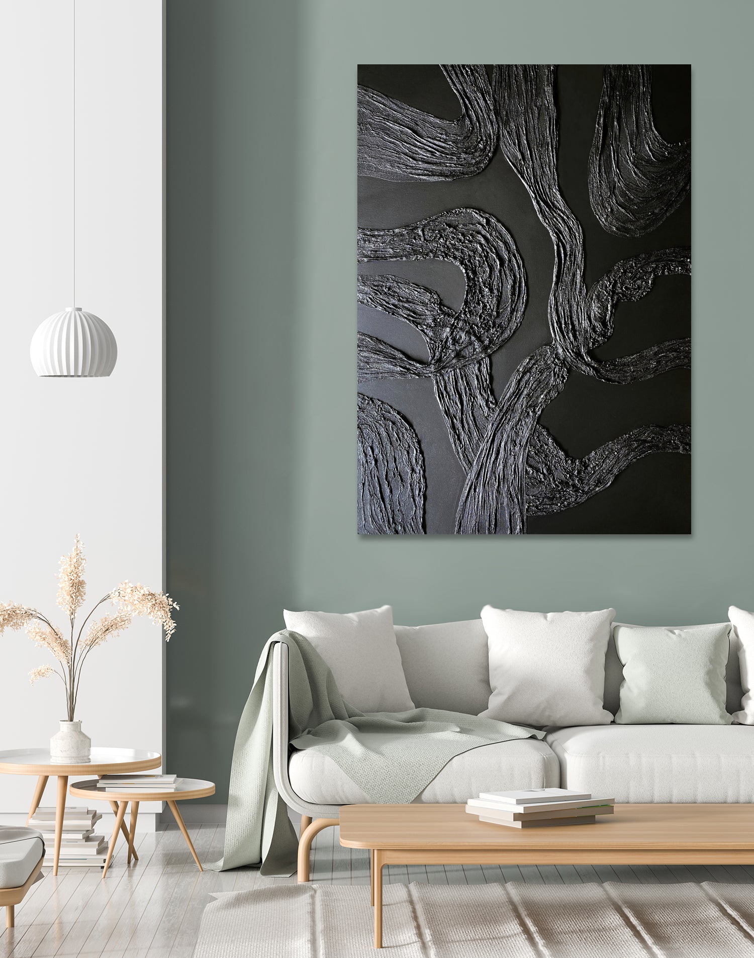 TANGO IN THE NIGHT by ALLA on GIANT ART - abstract 3d painting