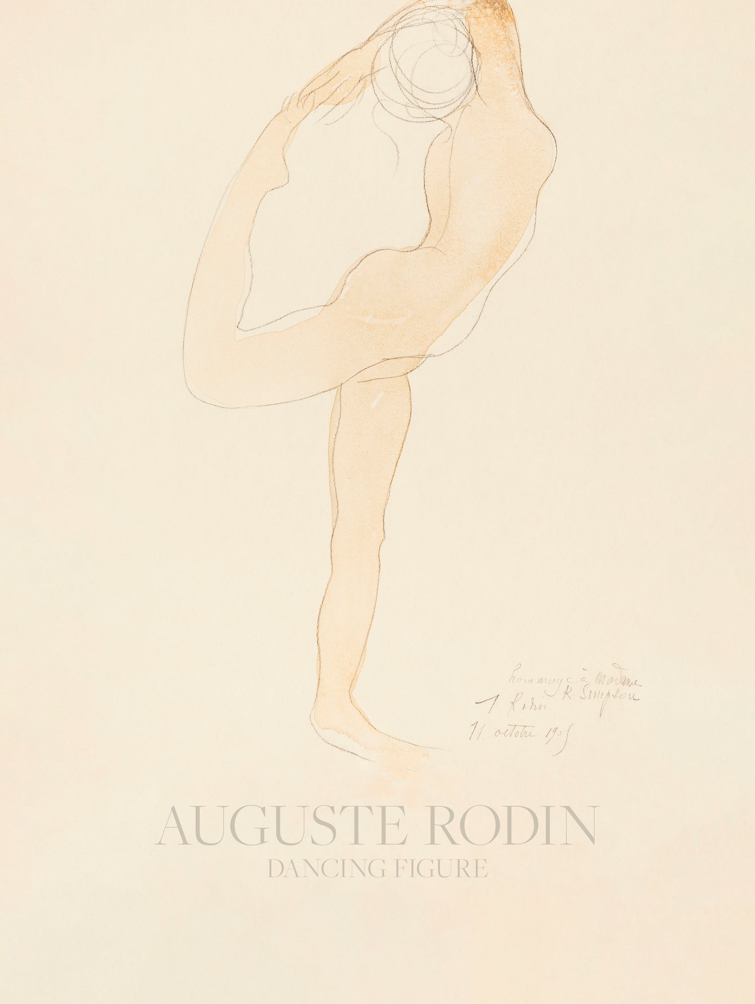 Dancing Figure (1905) by Auguste Rodin on GIANT ART - auguste rodin figurative auguste rodin