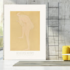 Figure Bending Forward With Right Knee Raised by Auguste Rodin on GIANT ART - auguste rodin figurative auguste rodin