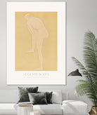 Figure Bending Forward With Right Knee Raised by Auguste Rodin on GIANT ART - auguste rodin figurative auguste rodin