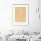 Figure Bending Forward With Right Knee Raised by Auguste Rodin on GIANT ART - auguste rodin figurative auguste rodin