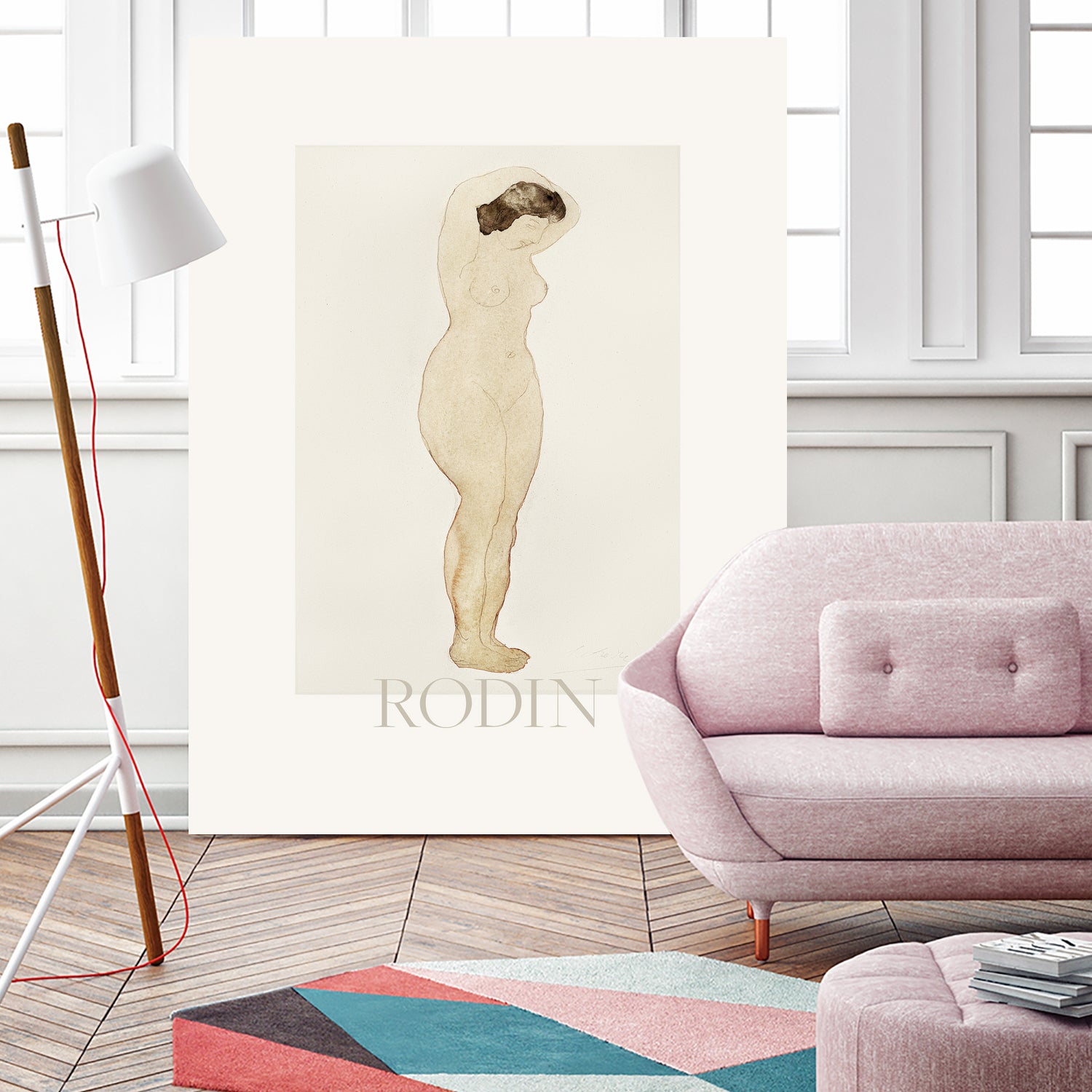 Nude by Standing With Hands On Head Auguste on GIANT ART - rodin auguste rodin rodin