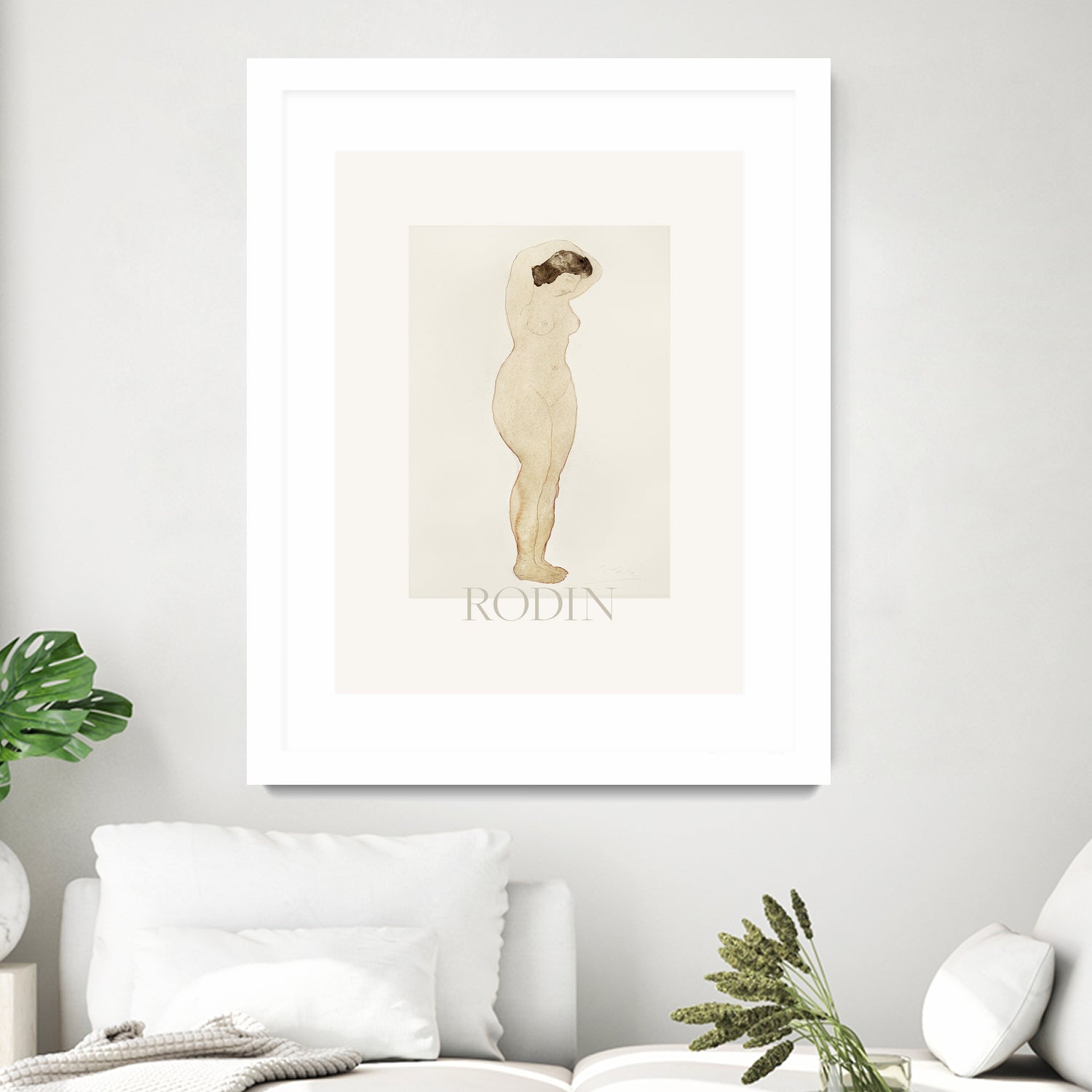 Nude by Standing With Hands On Head Auguste on GIANT ART - rodin auguste rodin rodin