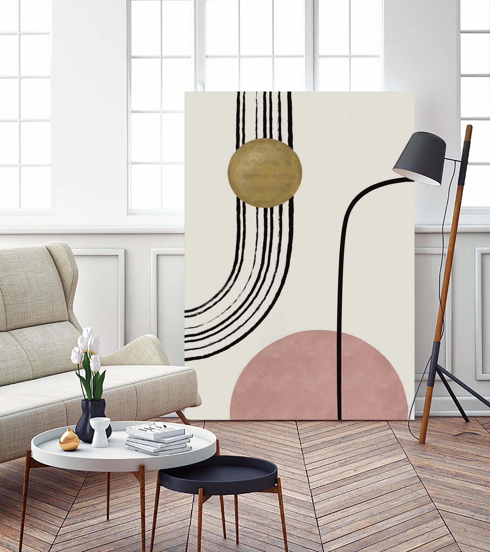 Abstract shapes a lines #2 by Anne-Marie on GIANT ART - abstract abstract