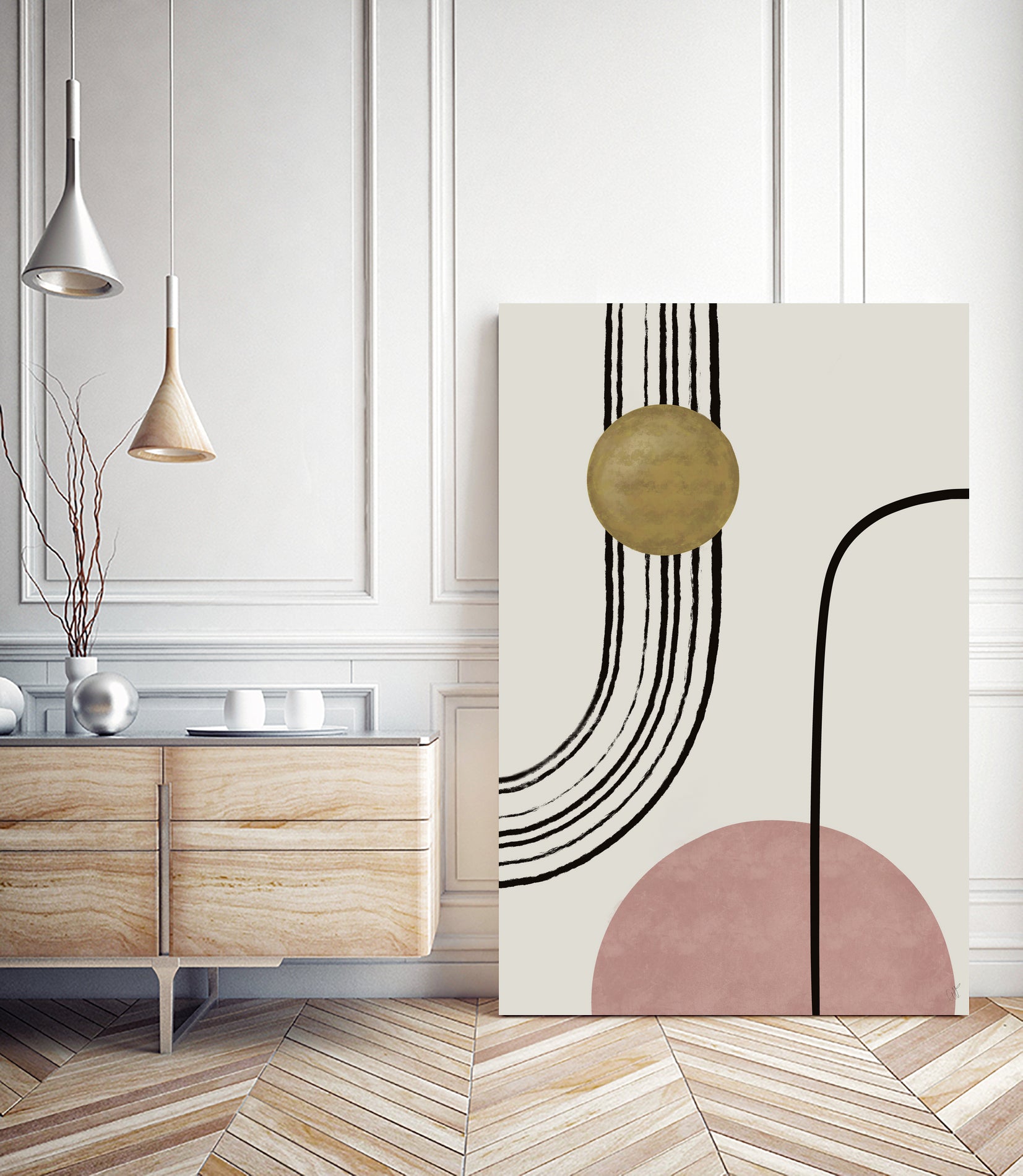 Abstract shapes a lines #2 by Anne-Marie on GIANT ART - abstract abstract