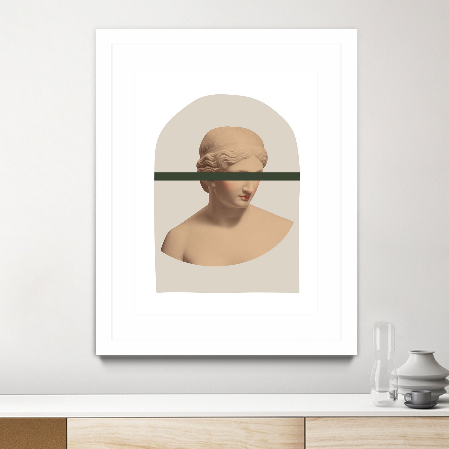 Artemis Mustard and Green by Grace Digital Art on GIANT ART -  figurative