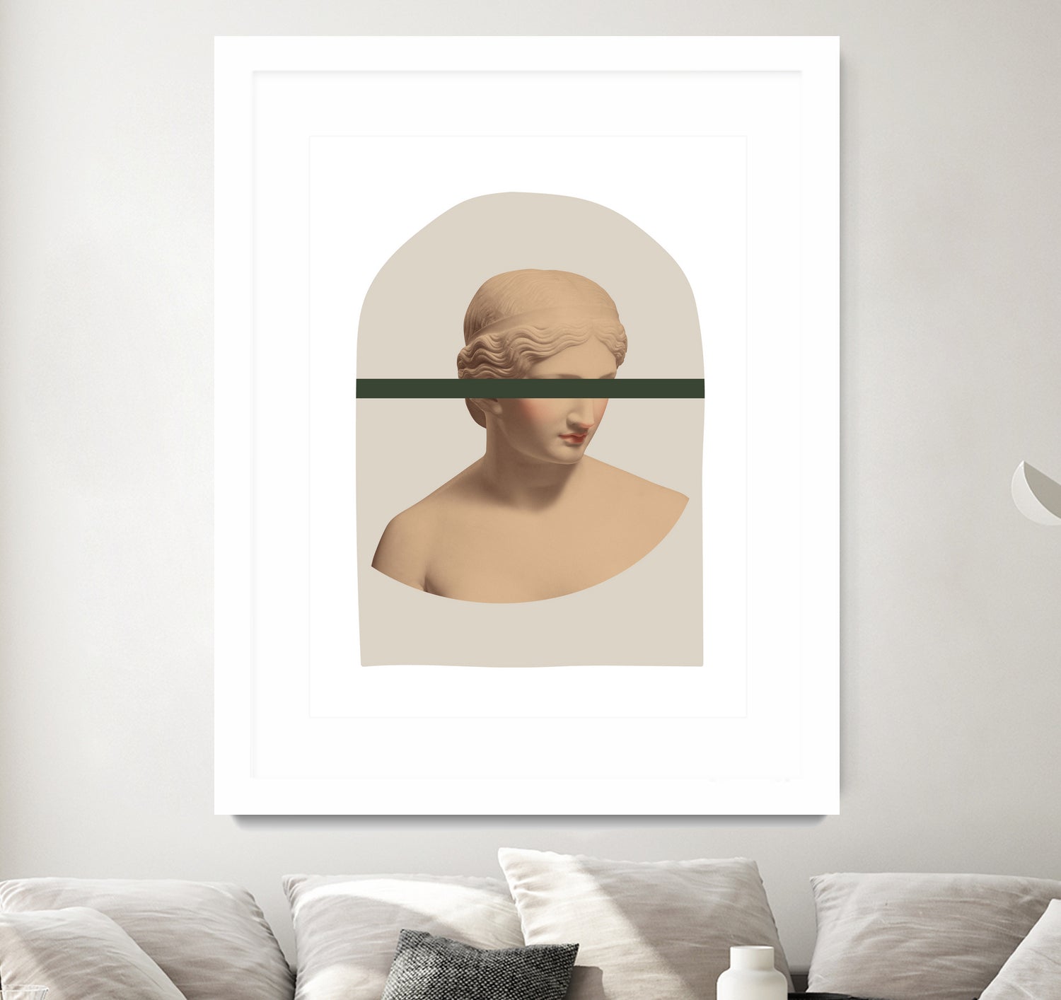 Artemis Mustard and Green by Grace Digital Art on GIANT ART -  figurative