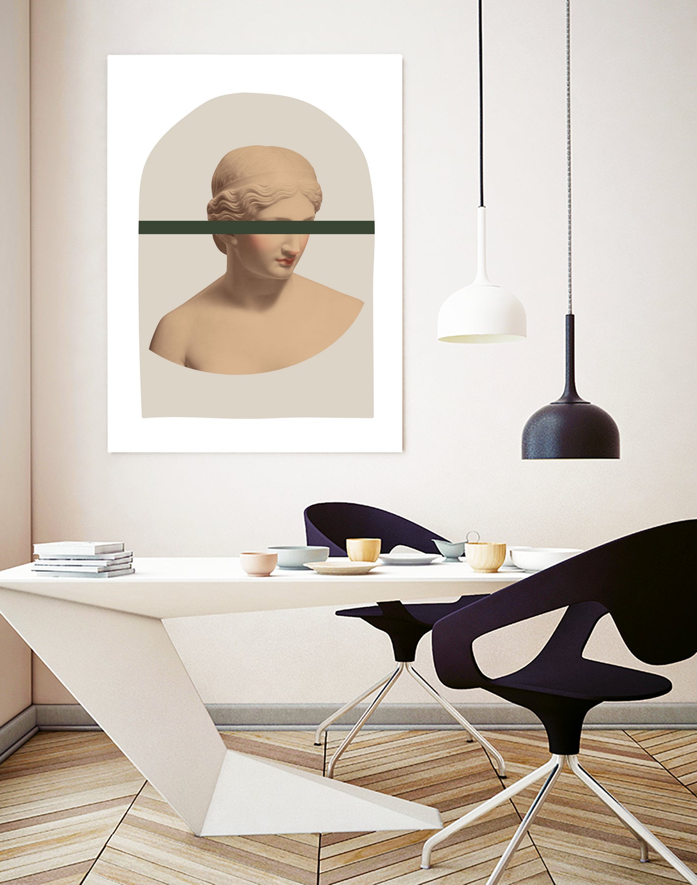 Artemis Mustard and Green by Grace Digital Art on GIANT ART -  figurative