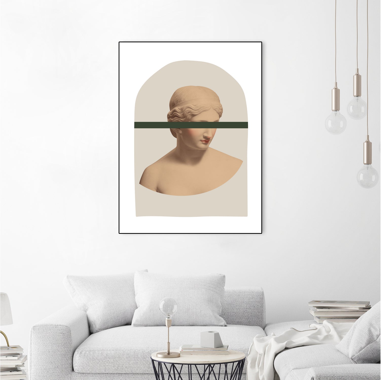 Artemis Mustard and Green by Grace Digital Art on GIANT ART -  figurative