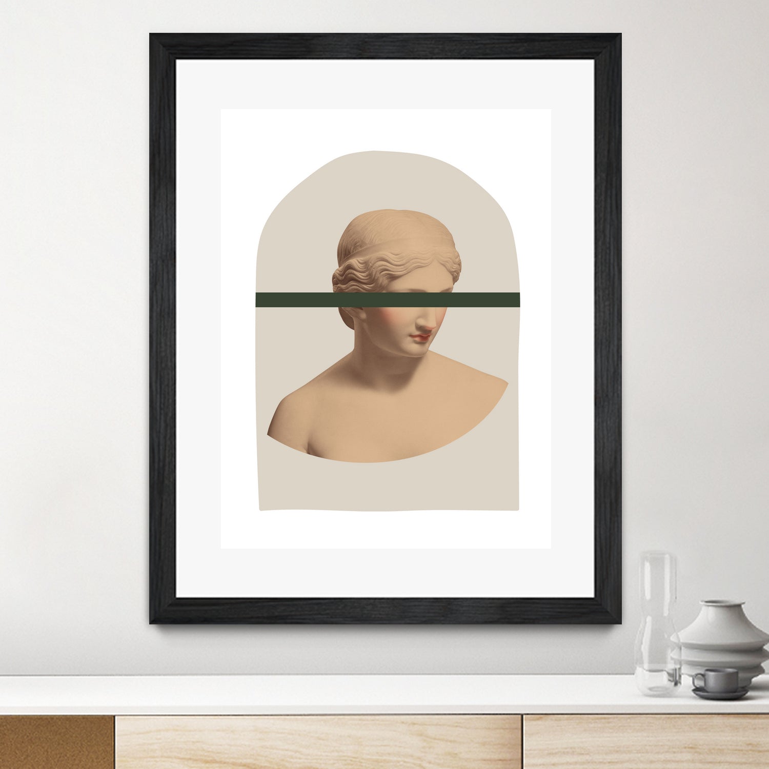 Artemis Mustard and Green by Grace Digital Art on GIANT ART -  figurative