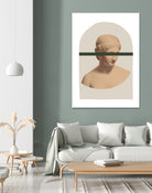 Artemis Mustard and Green by Grace Digital Art on GIANT ART -  figurative
