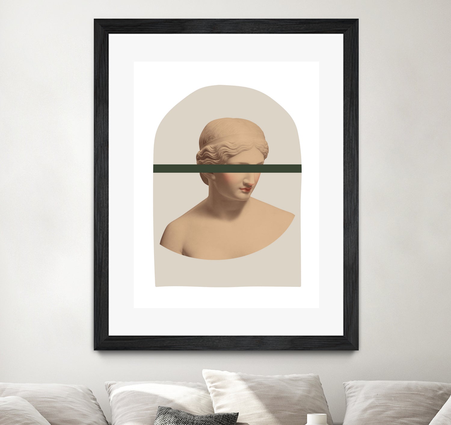 Artemis Mustard and Green by Grace Digital Art on GIANT ART -  figurative