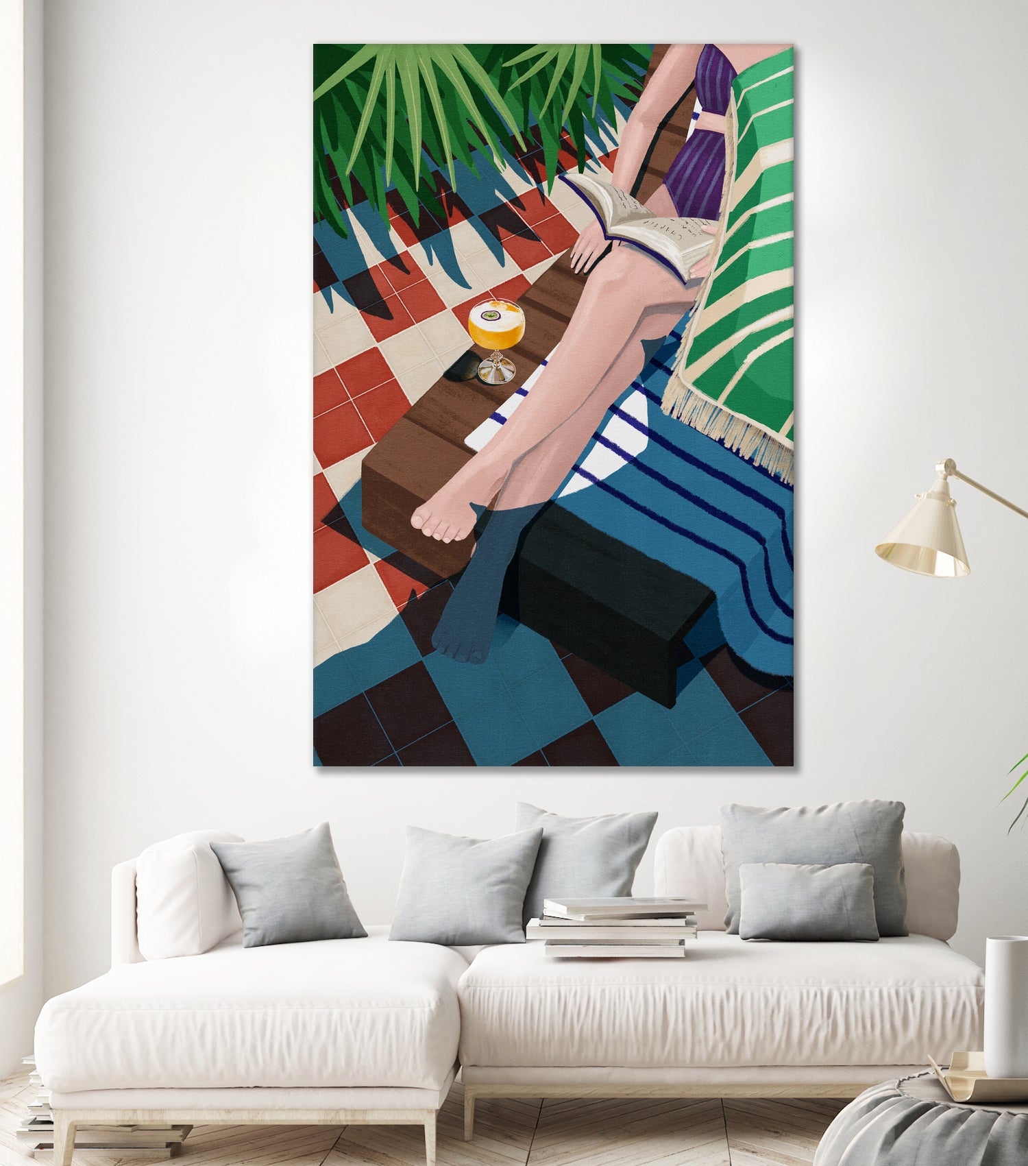 Just one more chapter by Goed on GIANT ART - illustration sunchair