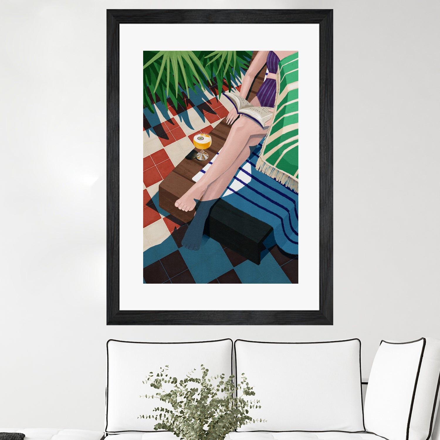 Just one more chapter by Goed on GIANT ART - illustration sunchair