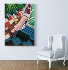 Just one more chapter by Goed on GIANT ART - illustration sunchair