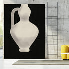 Vintage White Vase by Little on GIANT ART - illustration little dean