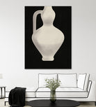 Vintage White Vase by Little on GIANT ART - illustration little dean