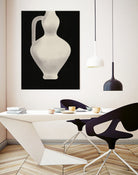 Vintage White Vase by Little on GIANT ART - illustration little dean