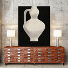Vintage White Vase by Little on GIANT ART - illustration little dean