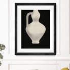 Vintage White Vase by Little on GIANT ART - illustration little dean