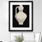 Vintage White Vase by Little on GIANT ART - illustration little dean