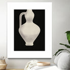Vintage White Vase by Little on GIANT ART - illustration little dean