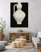 Vintage White Vase by Little on GIANT ART - illustration little dean