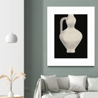 Vintage White Vase by Little on GIANT ART - illustration little dean