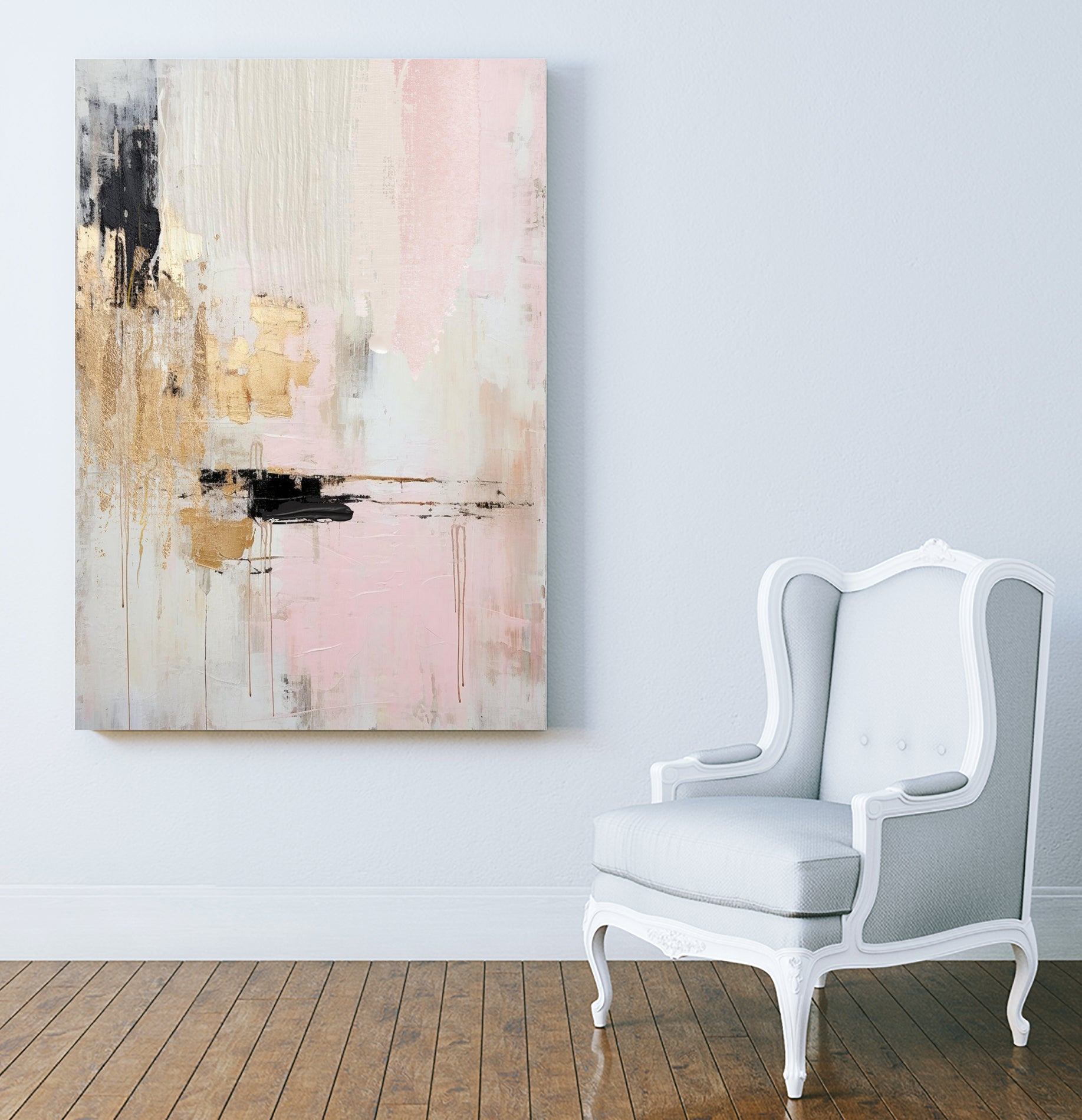 Softly pink by Sally on GIANT ART - ann moss