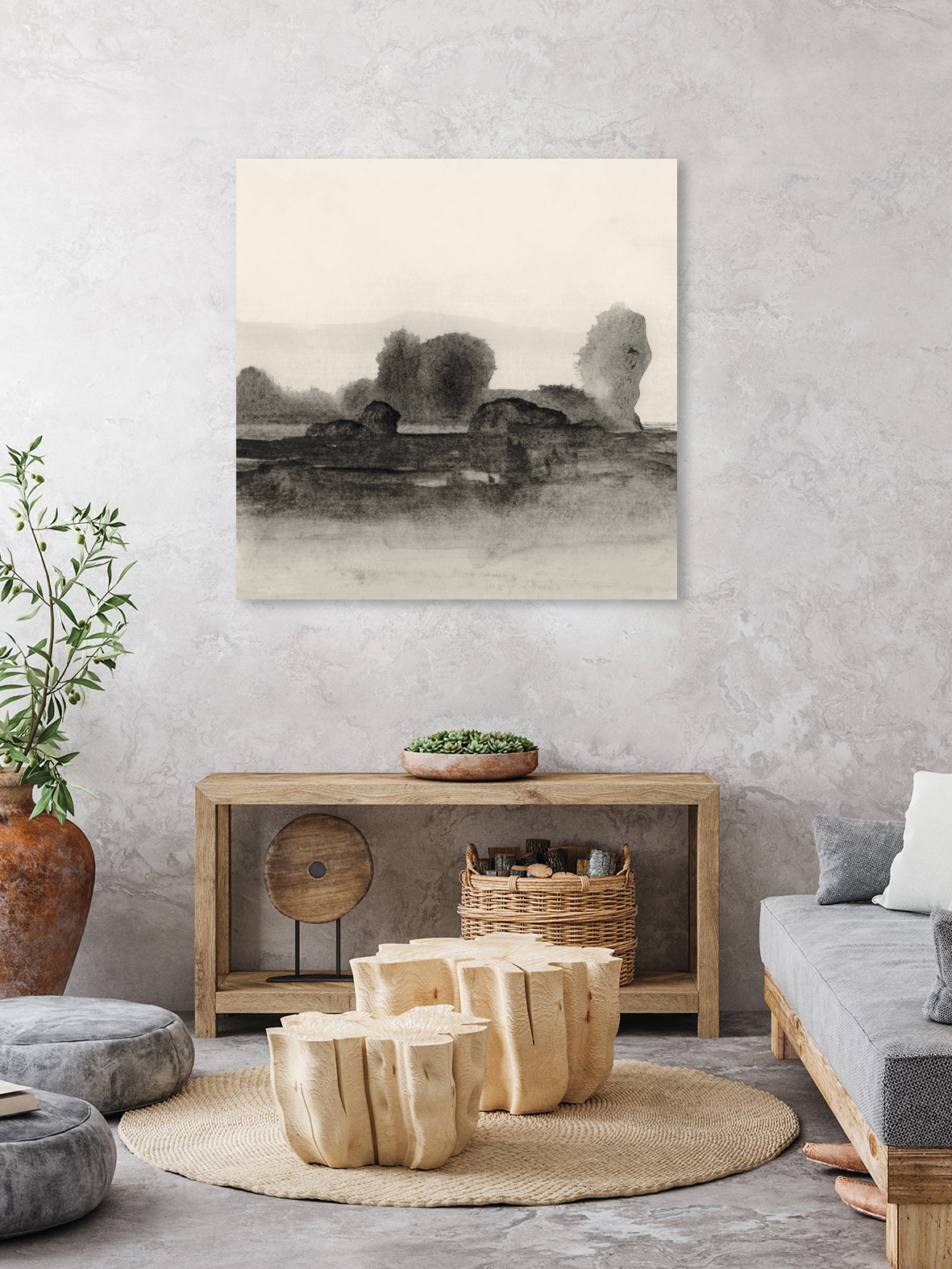 Land 2 by Dan Hobday on GIANT ART - landscape watercolor