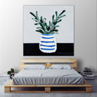 Navy Olive Master by Angela on GIANT ART - green illustration painterly