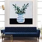 Navy Olive Master by Angela on GIANT ART - green illustration painterly