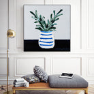 Navy Olive Master by Angela on GIANT ART - green illustration painterly