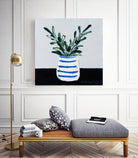 Navy Olive Master by Angela on GIANT ART - green illustration painterly