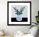 Navy Olive Master by Angela on GIANT ART - green illustration painterly