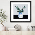 Navy Olive Master by Angela on GIANT ART - green illustration painterly