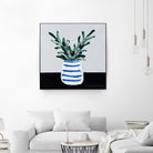 Navy Olive Master by Angela on GIANT ART - green illustration painterly