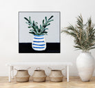 Navy Olive Master by Angela on GIANT ART - green illustration painterly