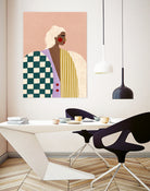 Funky Blouse by Bea Muller on GIANT ART - figurative checker