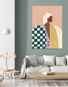 Funky Blouse by Bea Muller on GIANT ART - figurative checker