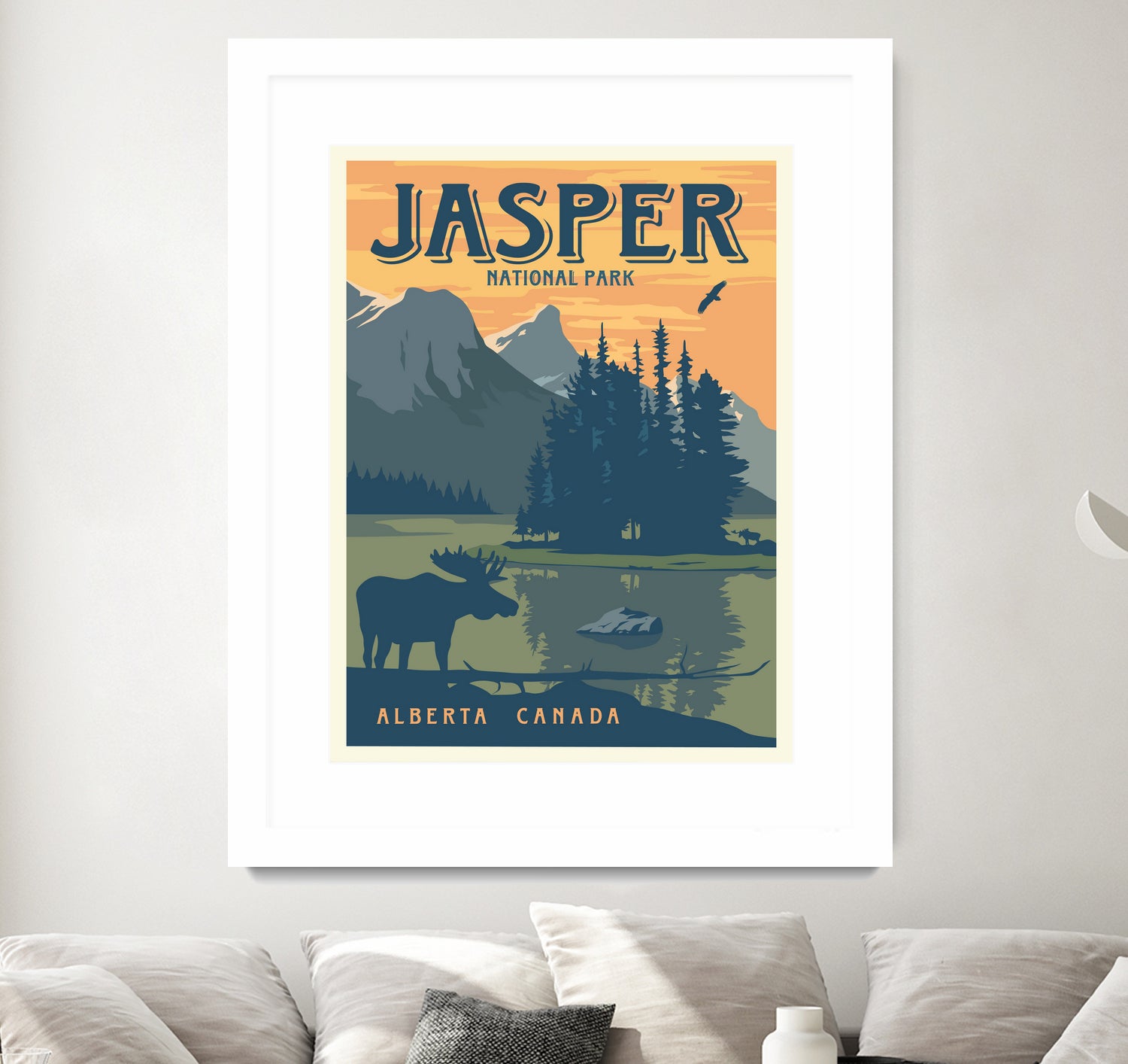 Jasper National Park by Retrodome on GIANT ART