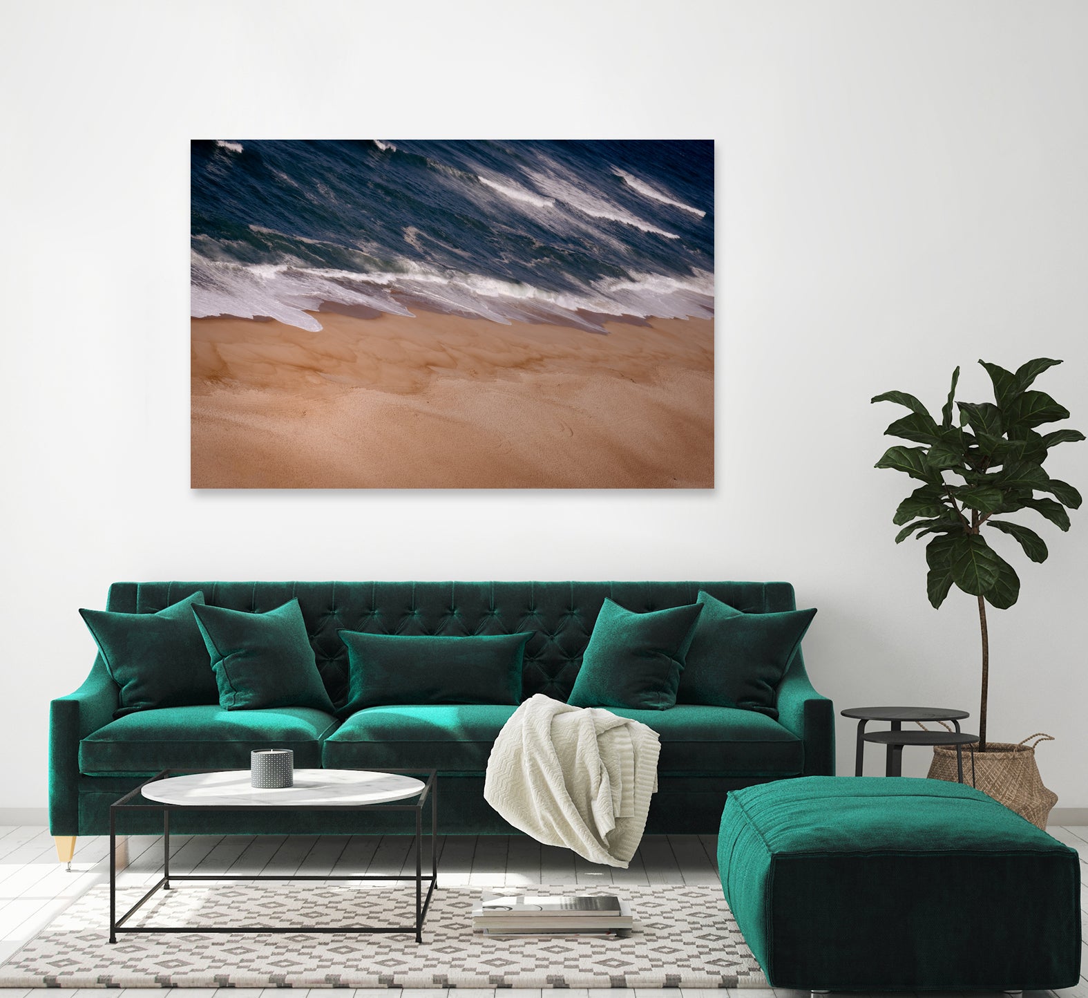Take Me by Vito Muolo on GIANT ART - blue landscape sand