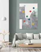 Retro Dots No.1 by The Miuus Studio  on GIANT ART - abstractt