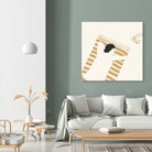 Burning Thoughts by Andi Bell Art on GIANT ART - landscape black and beige