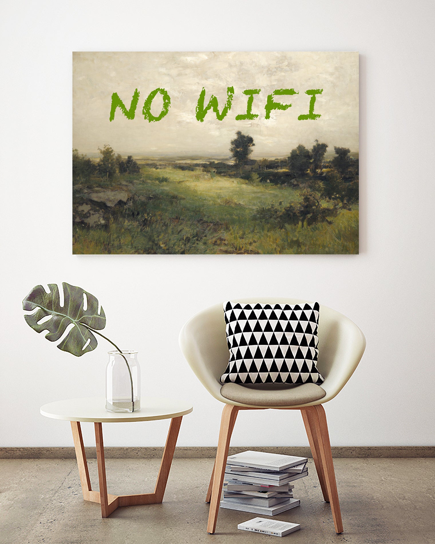 No WiFi / Oil Painting Landscape by The on GIANT ART - art concept