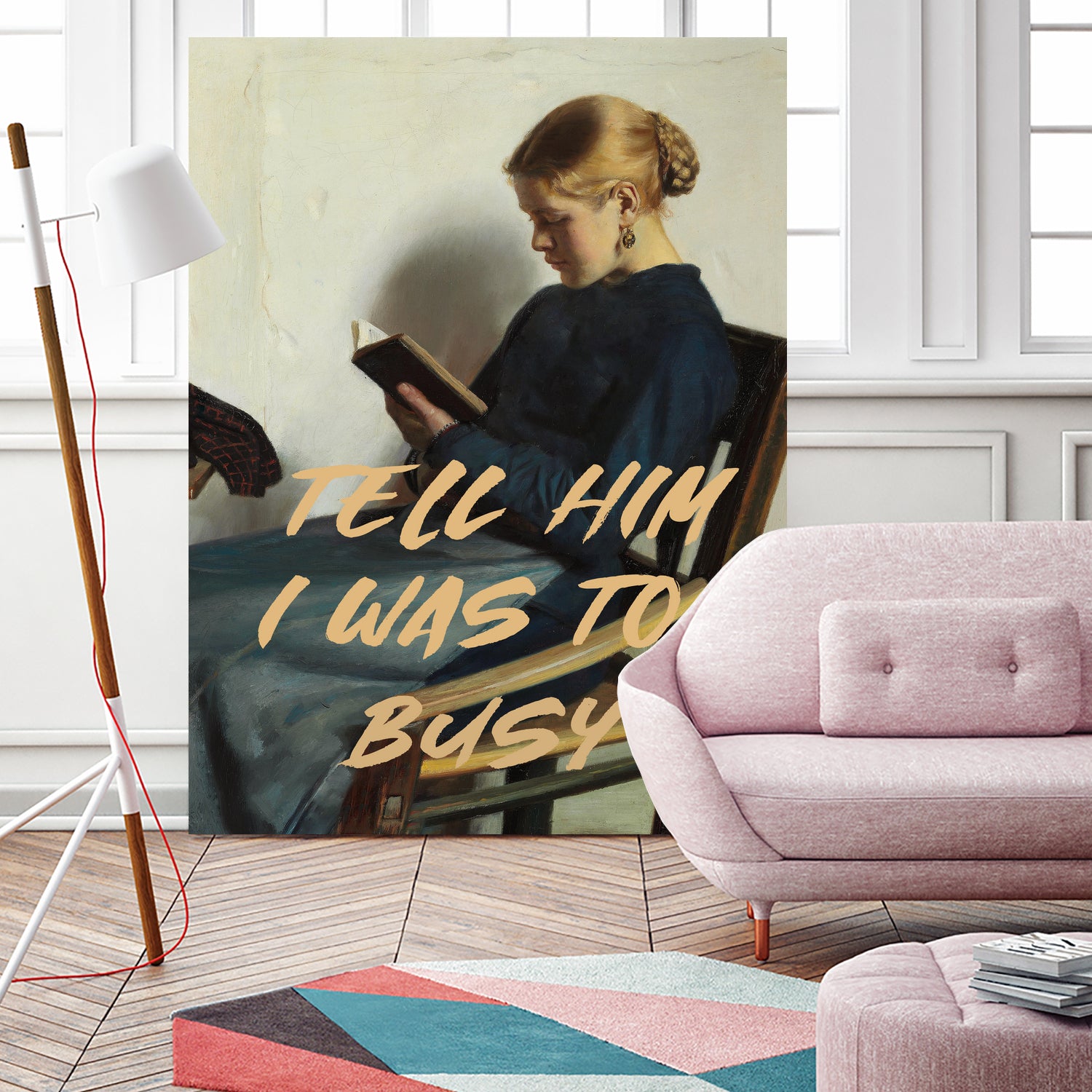 Tell Him I Was To Busy by The Art Concept on GIANT ART - clothing text & quotes clothing